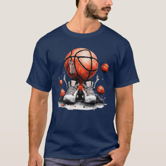 Sportmodus Aan Basketbaleditie Sportserie cadeau T-shirt