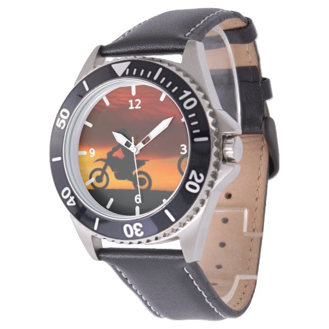 Sportmotor Horloge (Gekanteld)