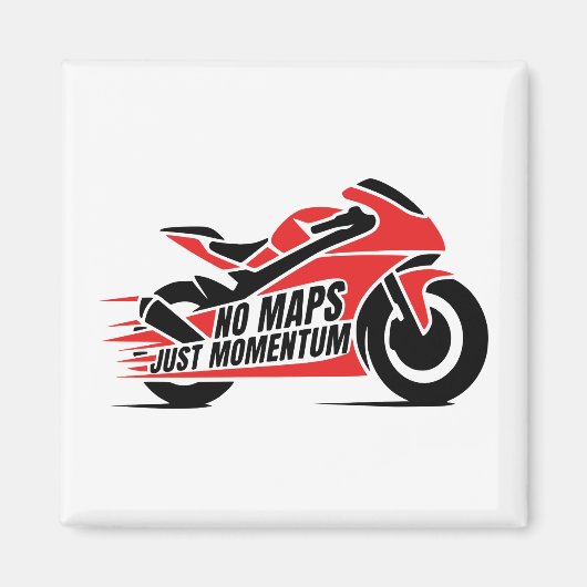 Sportmotor Magneet (Voorkant)