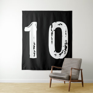 Sportnummer 10 wandkleed