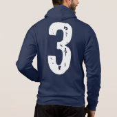 Sportnummer 3 hoodie (Achterkant)