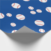 Sportpartij voor honkbal cadeaupapier (Hoek)