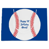 Sportpartij voor honkbal groot cadeauzakje (Voorkant)