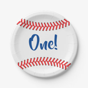 Sportpartij voor honkbal papieren bordje