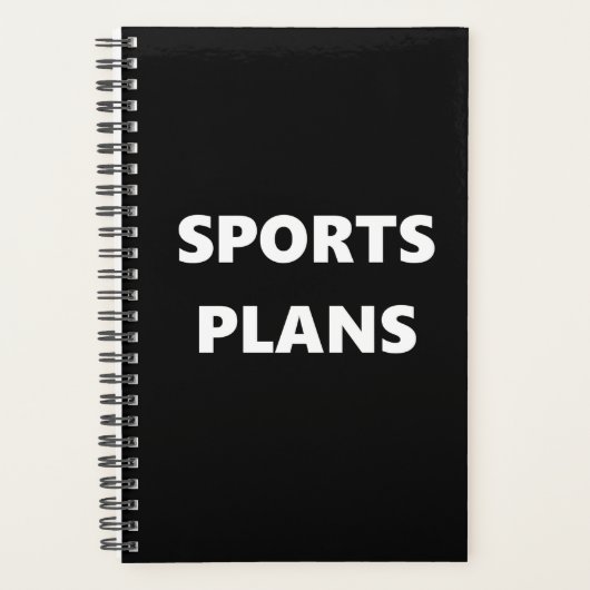 Sportprogramma's Sportplanning Sportplanner Sportt Planner (Voorkant)