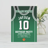 Sports 10 Anniversaire Fête Invitation (Debout devant)