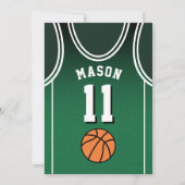 Sports 11 Anniversaire Fête Invitation (Dos)