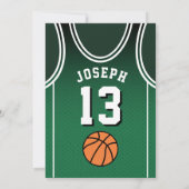 Sports 13 Birthday Party Invitation Kaart (Achterkant)