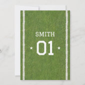 Sports 1er Anniversaire Fête Invitation (Dos)