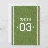 Sports 3e anniversaire de fête Invitation (Dos)