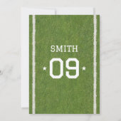 Sports 9e anniversaire Invitation de fête (Dos)