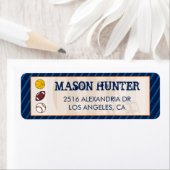 Sports Adresse à thème Étiquette (En situation)