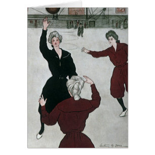 Sports Anciens, Joueuses de Basket-ball en Jeu