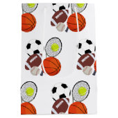 Sports Athletic Balls Medium Cadeauzakje (Achterkant)