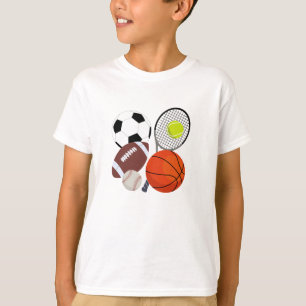 Sports Athletic Balls T-shirt