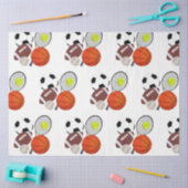 Sports Athletic Balls Tissuepapier (Craft)