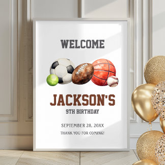 Sports Balls Let's have a Ball Poster Affiche de b