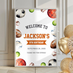 Sports Balls Let's have a Ball Poster Affiche de b