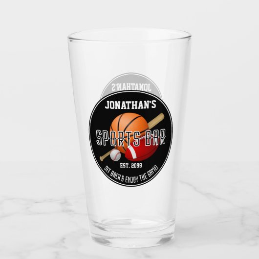 Sports Bar Lounge Drinkware Pint Bier Glas (Voorkant)