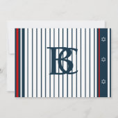 Sports Bar Mitzvah Invitation Baseball (Dos)