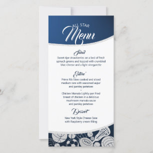 Sports Combo All Star Menu Bleu