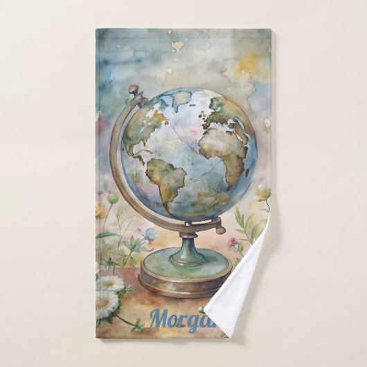 Sports d'art de voyage Vintage (Serviette à main)