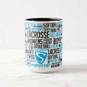 Sports de Sidewinder - art de mot - tasse (Centre)