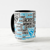 Sports de Sidewinder - art de mot - tasse (Devant gauche)