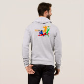 Sports de volley-ball | Sweat - shirt à capuche Fu (Dos entier)