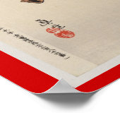 Sports d'hiver vintages, affiche de ski japonaise (Coin)