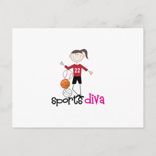 Sports Diva Briefkaart