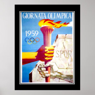 SPORTS fakkel Vintage Poster