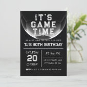 Sports Football Anniversaire Invitation (Debout devant)
