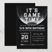 Sports Football Anniversaire Invitation (Devant / Derrière)