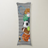 Sports Locker Design Body Pillow Lichaamskussen (Voorkant Verticaal)