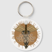 Sports Medicine Doctor custom name keychain (Voorkant)