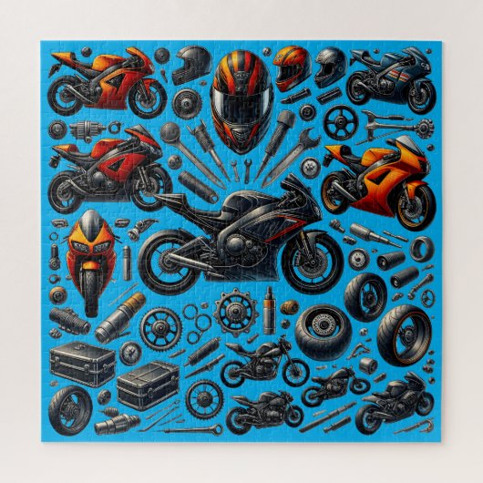 Sports Motorcycles: Speed and Performance Legpuzzel (Verticaal)