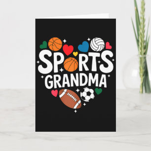 Sports Oma Sportieve Kleinkinderen Oma Kaart