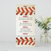 Sports Party Baseball thème Personnaliser Cartes d (Debout devant)