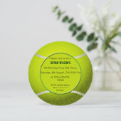 Sports Party Thème de tennis Invitations personnal (Debout devant)