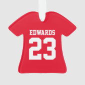 Sports personnalisés numérotés avec le nom (dos)