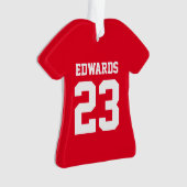 Sports personnalisés numérotés avec le nom (devant)