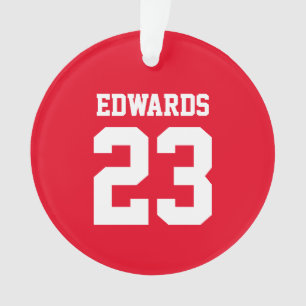 Sports personnalisés numérotés avec le nom