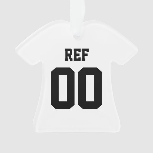 Sports REF 00 Stripes Black White Team Award (devant)