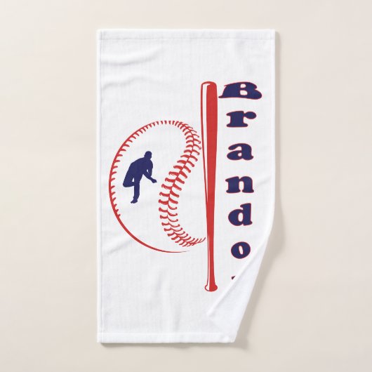 Sports Tout Étoiles À Thème De Baseball (Serviette à main)