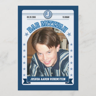Sports Trading Card Bar Mitzvah Kaart