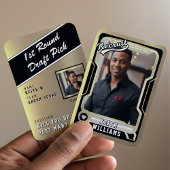 Sports Trading Card Photo Gold Groomsman Proposal