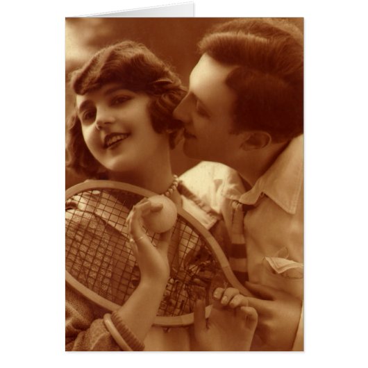 Sports vintages Tennis, Amour et Romance (Devant)