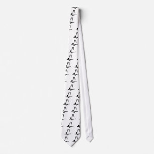 Sportschietsymbool Stropdas