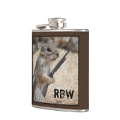 Sportsman Squirrel Flask Heupfles (Links)